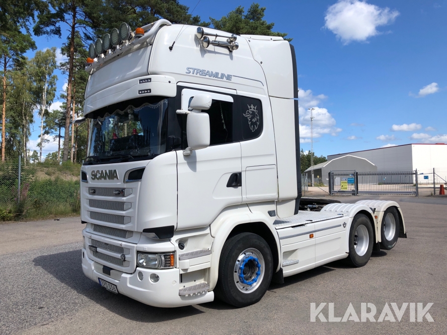Dragbil  Scania  R580 Euro6