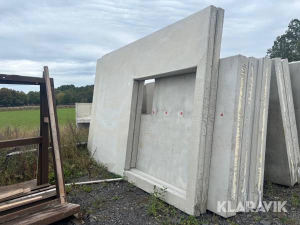 Oisolerade Betongväggar / Betongelement - 2st