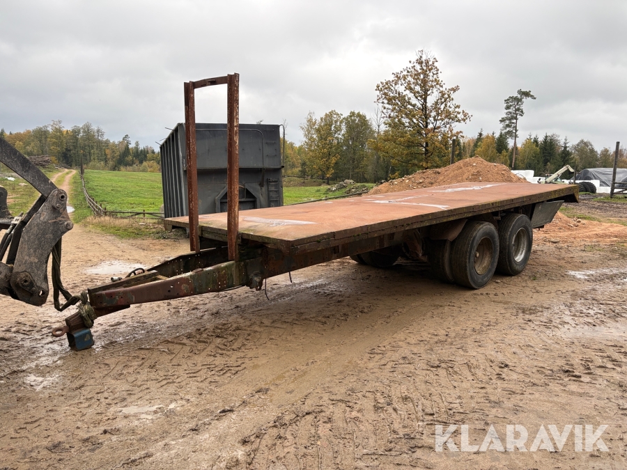 Balvagn bromsad 8m