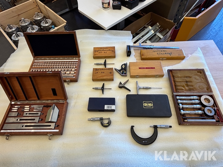 Parti med mätinstrument 