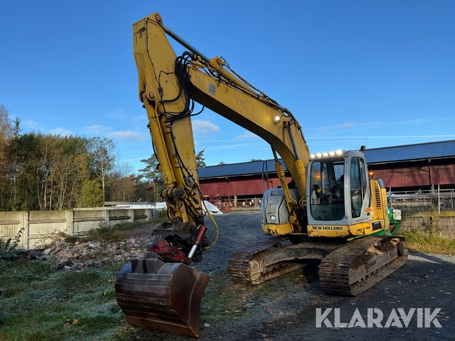 Grävmaskin New Holland Kobelco E235BSR-2 med skopor