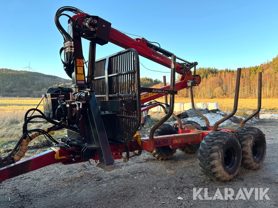 Skogsvagn / huggarvagn Kesla 114HD , Kesla 204T, 4WD