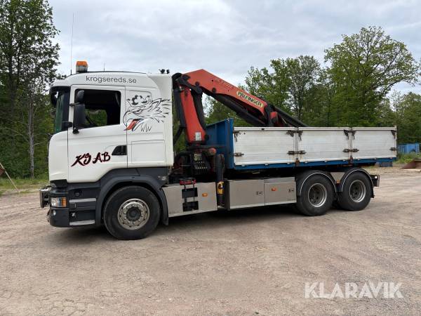 Kranbil / Lastväxlare Scania R520 Cameleont