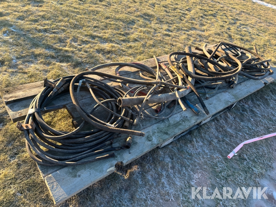 Diverse hydraulslangar