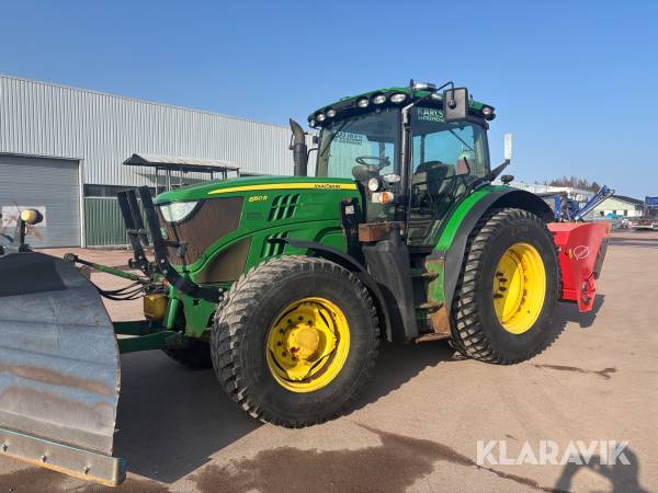 Traktor John Deere 6150R med frontlastare