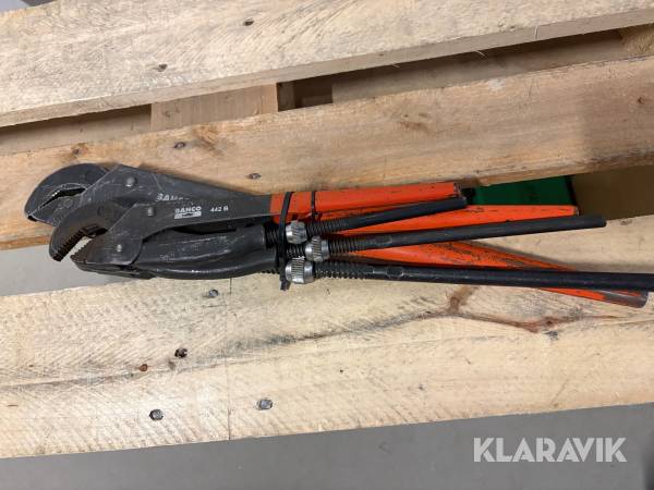 Rörtänger Bahco 442b + 443b + 444b