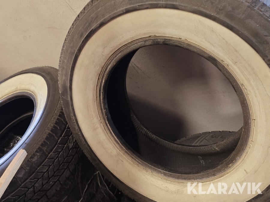 Däck American Coker White Wall 4st 235/75R15