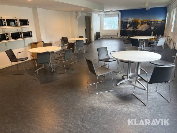 Runda bord 4 st och stolar 20 st