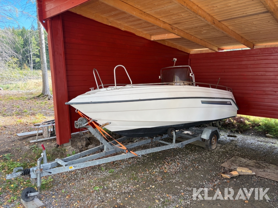 Motorbåt Ryds 550 med Selva 99hk och bromsat 30-släp