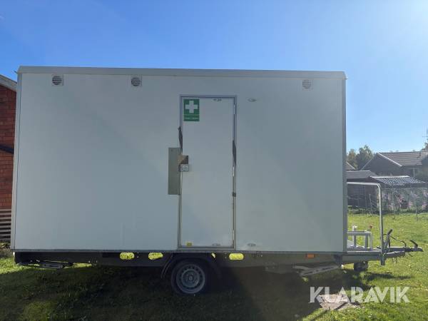 Personalvagn Scanvogn Vallavagnen med WC och förråd