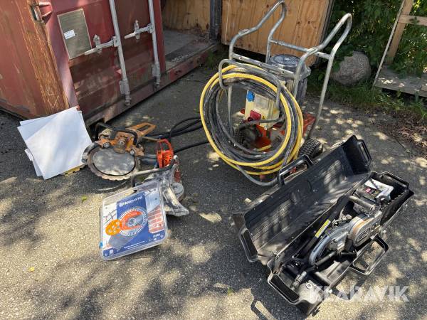Hydraulaggregat med ringsåg, kapsåg och motorsåg Husqvarna PP 325E