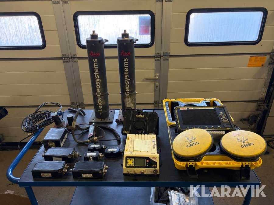Grävsystem Leica MCP80 komplett 3D med 4G