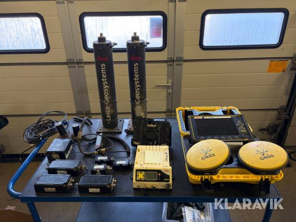 Grävsystem Leica MCP80 komplett 3D med 4G