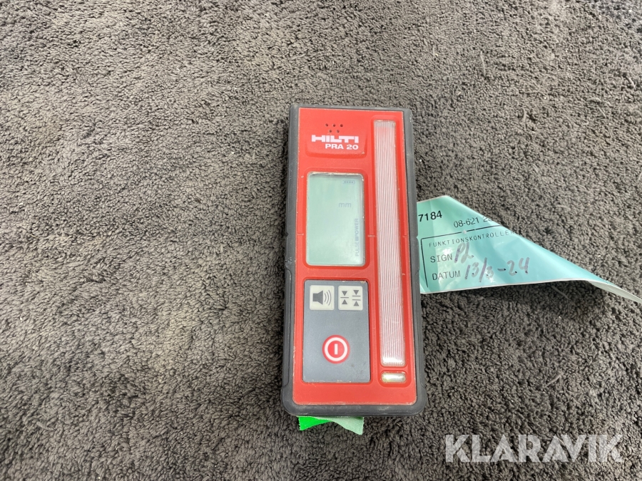 Lasermottagare Hilti PRA 20