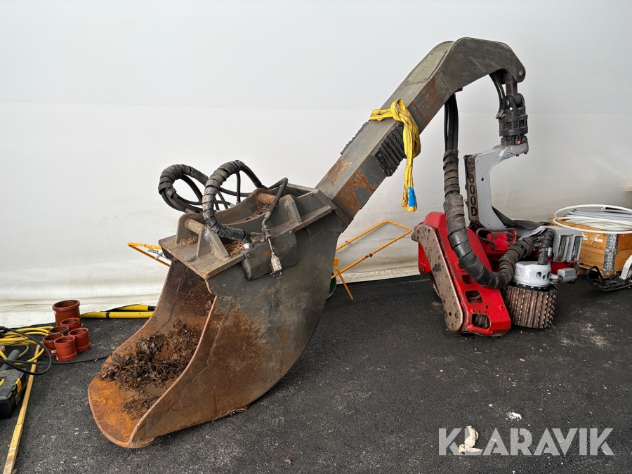 Skördaraggregat till grävmaskin Logmax 5000-15 komplett