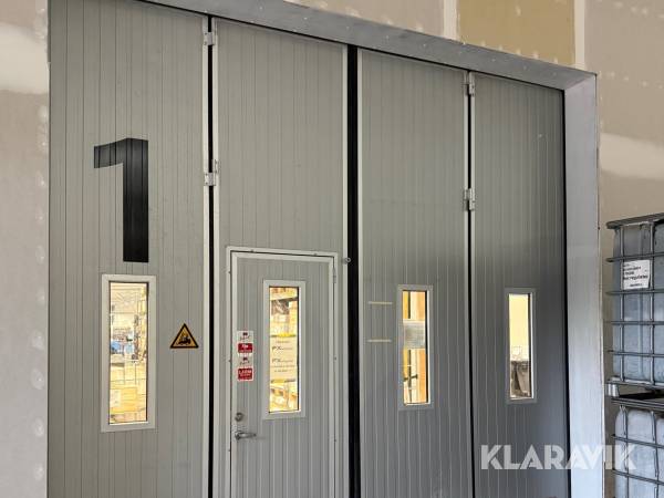 Motordriven vikport Prido Ecolid 3900x3600