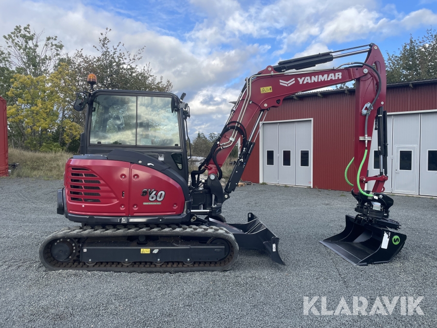 Grävmaskin Yanmar SV60 - 6B Steelwrist X07 ink grip