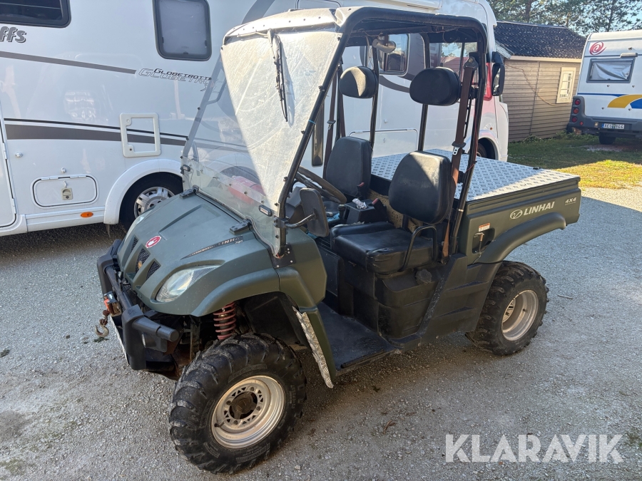 UTV Linhai 300 4X4 med vinsch & plog