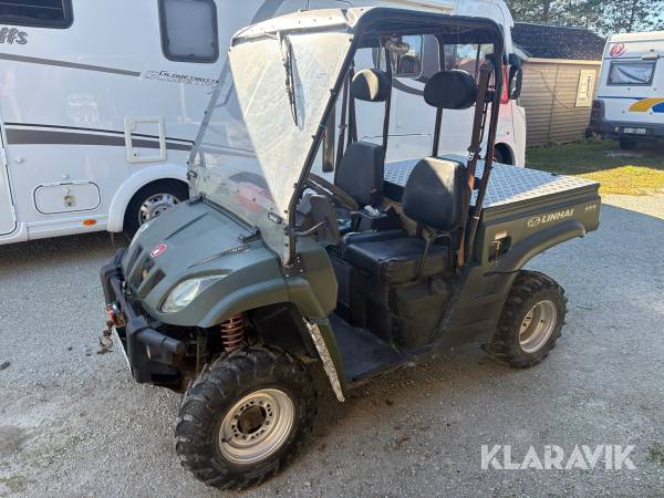 UTV Linhai 300 4X4 med vinsch & plog