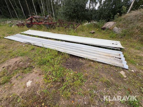 Takplåt 6st, 7.40m