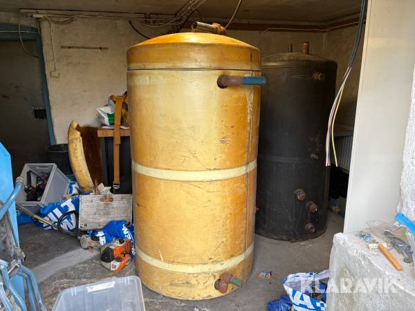 Ackumulatortank 500 liter med förådsberedare