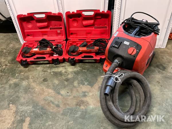 Betongslip och dammsugare Hilti DGH 130, VC 20-UL