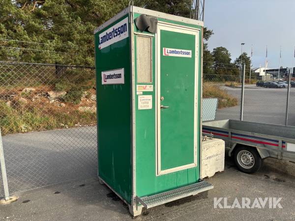 WC bod / slamtoa Arbetsvagnar TKS 1 500