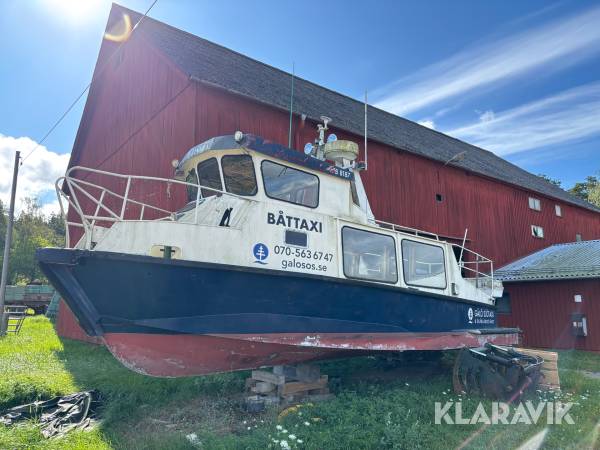 Aluminiumbåt Gugner SFB 8187 sjötaxi