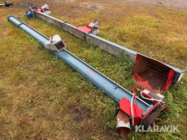 Utskruv för spannmål / spannmålsskruv Akron 2st 5meter