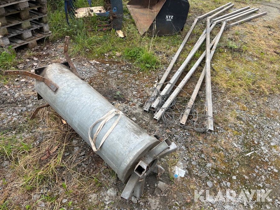 Skrittkarusell/skrittmaskin för 6 hästar