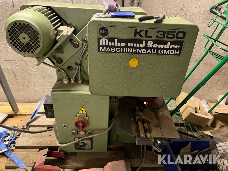 Stansmaskin/Press Mubea Muhr Und Bender KL350 35 Ton