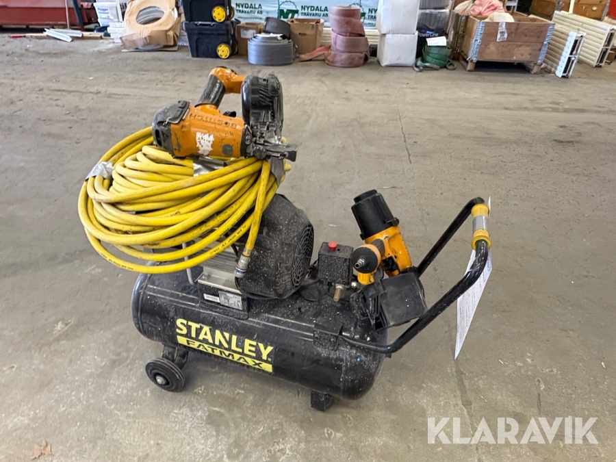 Kit med kompressor och spikpistoler Stanley & Bostitch