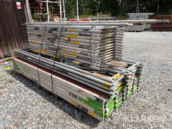 Ramställning Aluminum Layher ca 90 m2