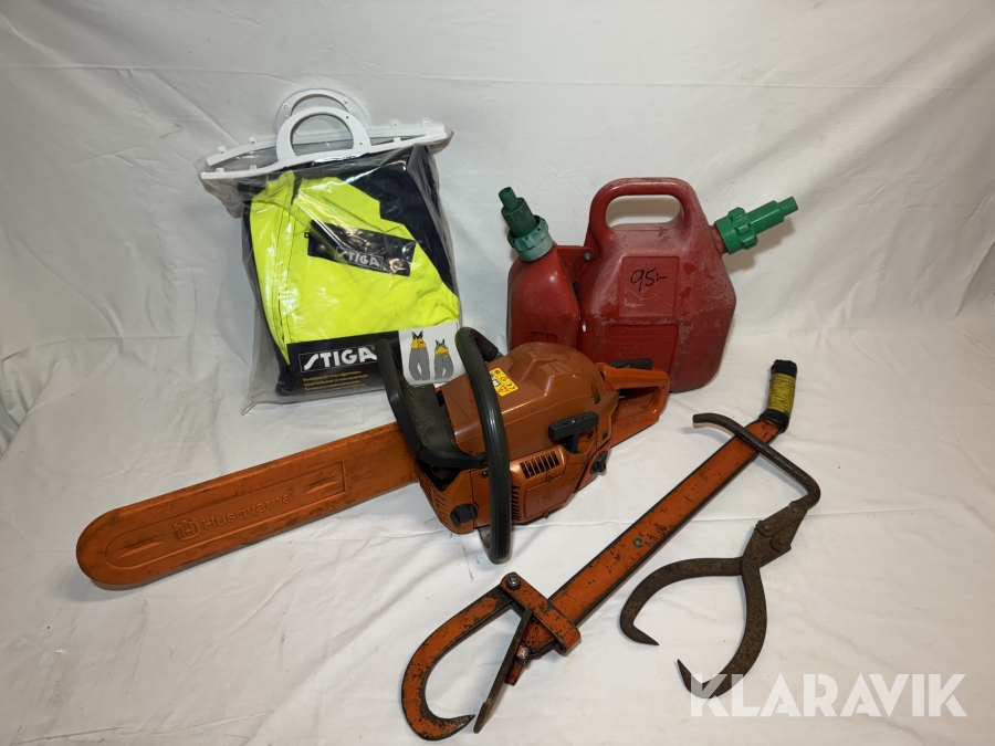 Motorsåg Husqvarna 350 med tillbehör