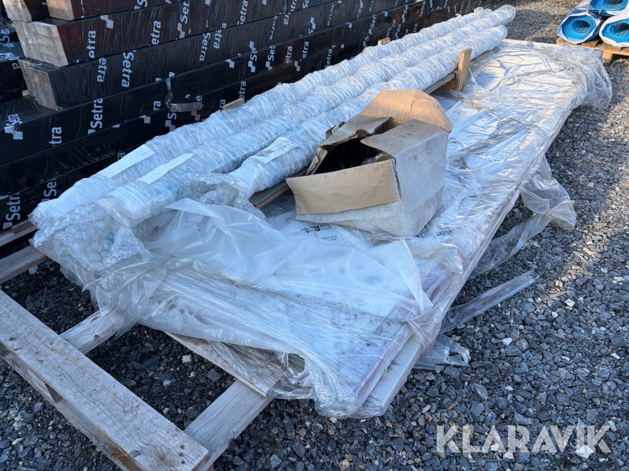 Kanaltak Halle 16 mm med aluminiumprofiler