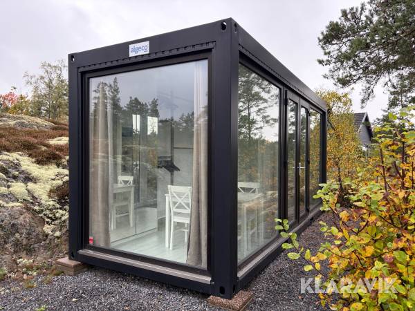 Friggebod / Glascontainer Algeco 20 fot