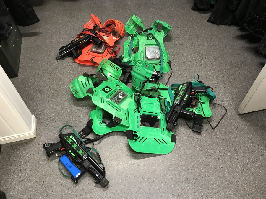 Laserdome utrustning