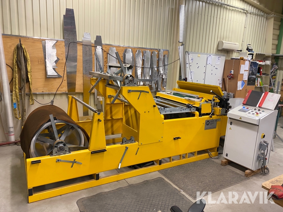 Klippsträcka ARHO special KS 1250 Ink rullformning och kapsal