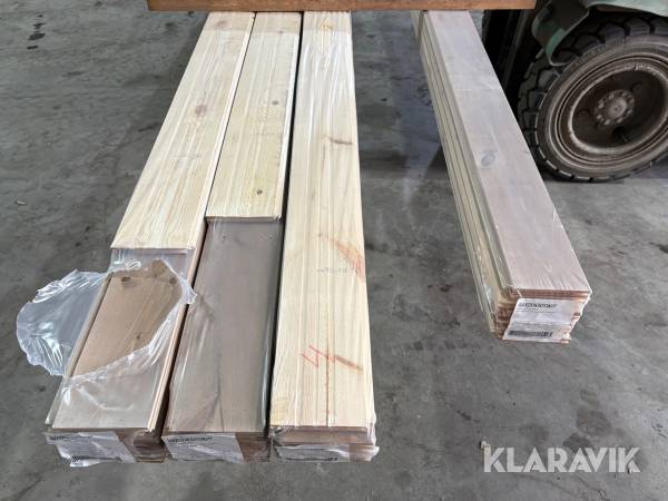 Furupanel skogsbrun b-sort Moelven 13x120