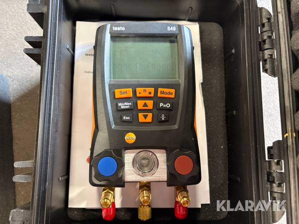 Manometerställ Testo 549