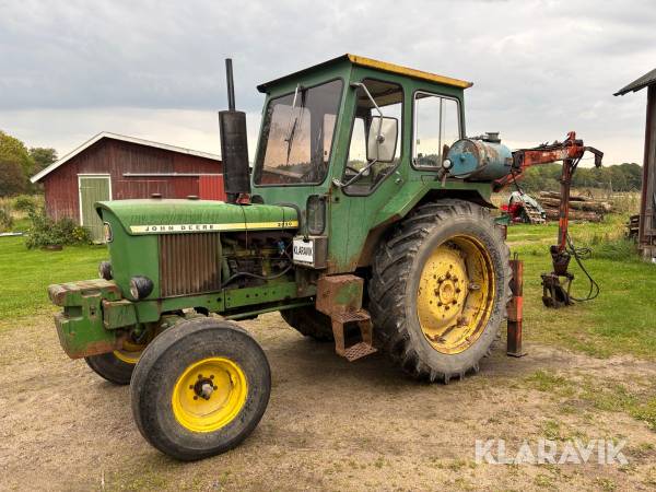 Traktor John Deere 2030 - FMV Kran 1600