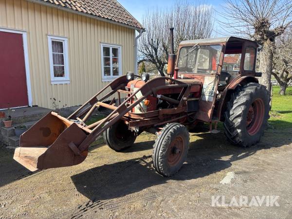 Veterantraktor Volvo BM 350 Boxer med frontlastare