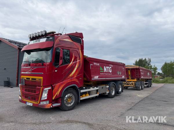Tippbilsekipage Volvo FH 6x2
