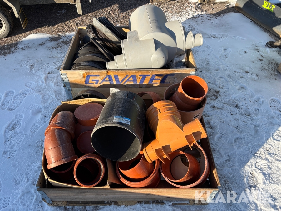 Parti med anläggningsmaterial