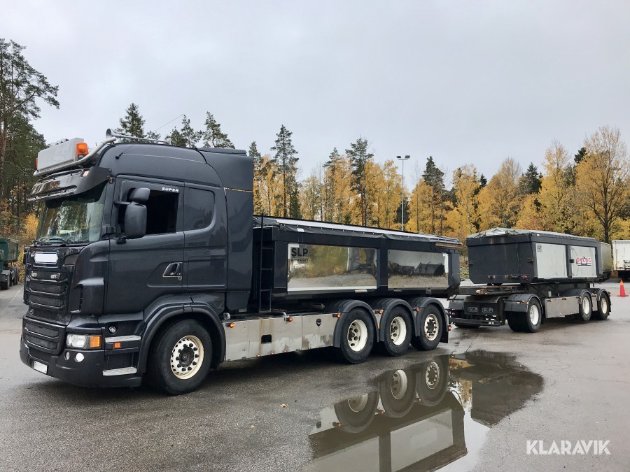Ekipage Tippbil Scania R560 med kasett 