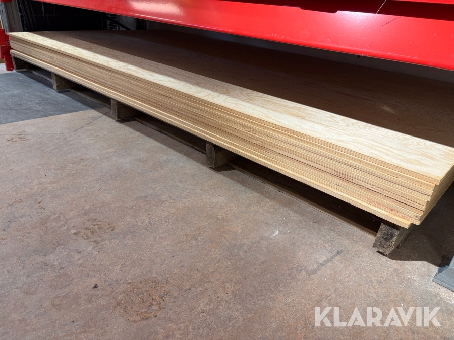 Plywoodskivor 2500x1200 mm 12 mm 10 st