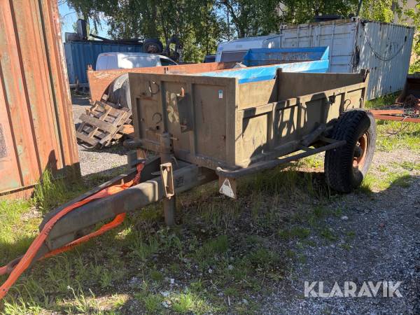 Entreprenadsläp tippbart