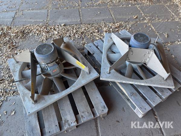 Torkfläktar Akron till virke/hö 2st