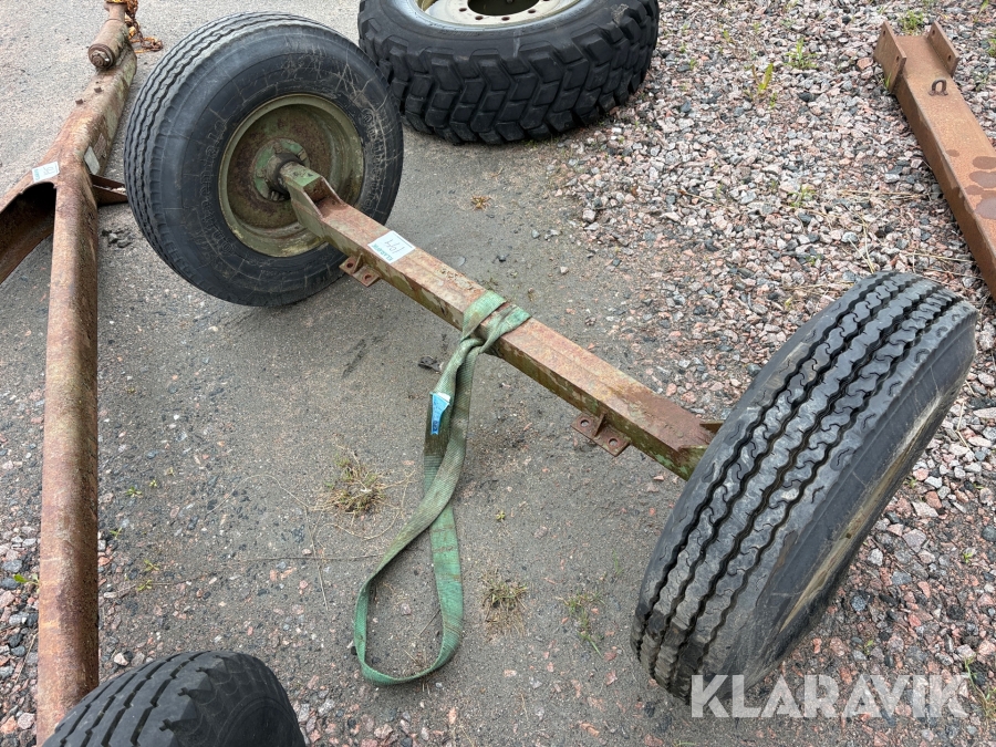 Axel med hjul 1 st