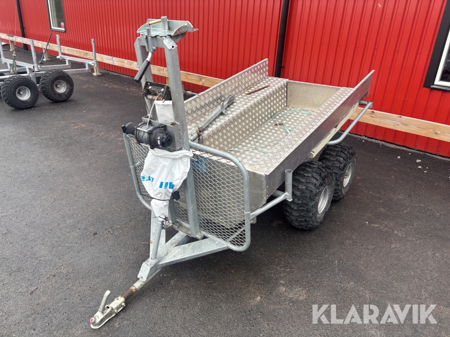 ATV-vagn med tippvagn